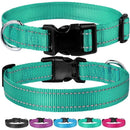 Reflektierendes Hundehalsband mit verstellbarem Sicherheits-Nylonband und Leine, geeignet für kleine und mittelgroße Haustiere