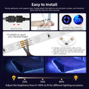 LED Strip Light RGB 5050 Music Sync Color Changing  30LEDS PER M, App Controlled LED Lights 5M 10M 15M DC12V Flexible