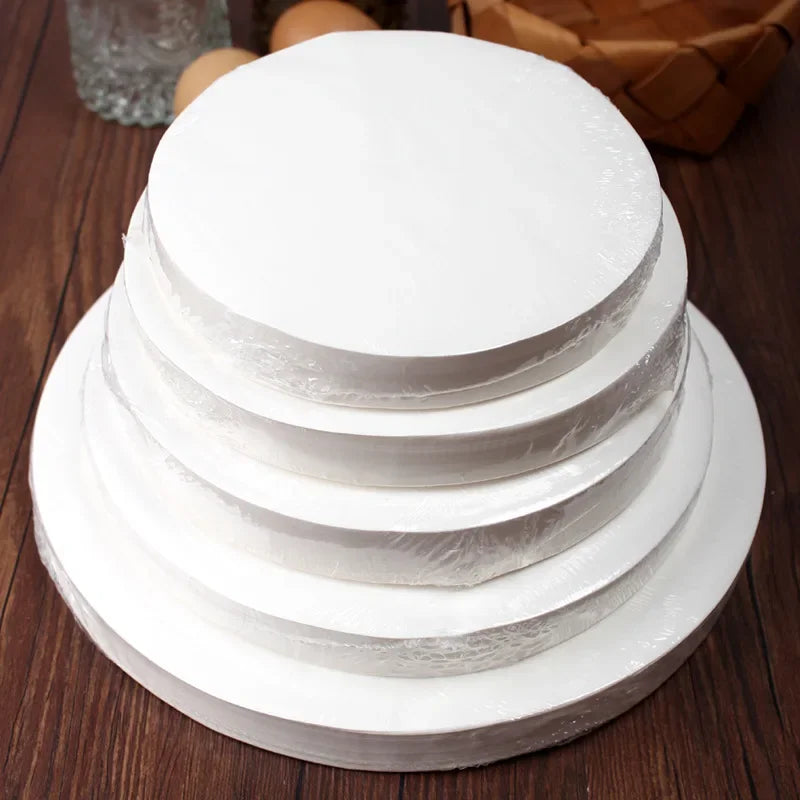 100 spread/set 4 sizes round parchment paper baking paper liner, suitable for round cake pan, round cheesecake, Cooking