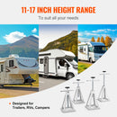 SucceBuy 4 Pack RV Stabilizer Jacks 6000 Lbs Aluminum RV Leveling Jacks Stack Jacks for Travel Trailer Camper Single Screw Jack