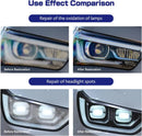 Headlight Restoration Fumigation Chemical Headlight Polishing Auto Lens Repair Kit Polymer Steam For Headlight