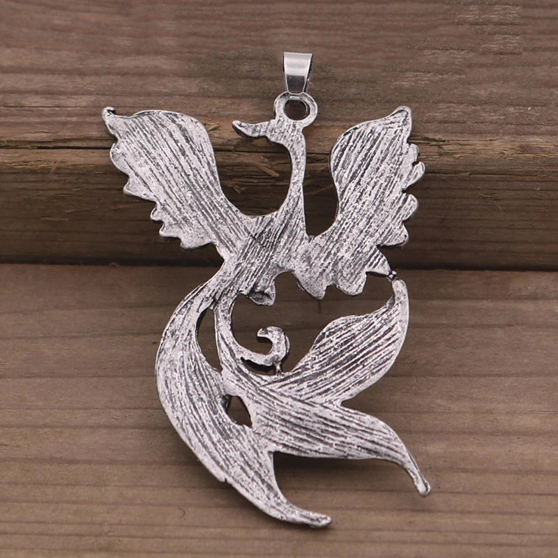 Phoenix Bird Pendants for Necklace Punk Vintage Angel Wings Women and Men DIY Making Jewelry Charms Handmade Pendant Party Gifts