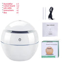 New aroma diffuser oil aromatherapy usb air humidifier ultrasonic mini USB Electric Air Diffuser for home office 7 color led lig