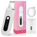 Ultrasonic Skin Cleaning Tool - USB Rechargeable, Vibrating Facial Blackhead Remover, Spatula Exfoliating Beauty Tool, Affordable Skincare Equipment, 4 Modes, The Perfect Tool For Removing Blackheads