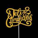 Spanish Cake Topper Happy Birthday Party Decoration Flowers Cake Baking Decor Cupcake Topper Bowknot Topper