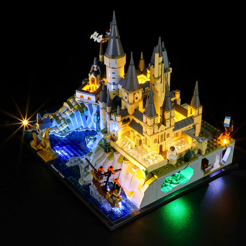 HPROSPER LED Light (No Model) For LEGO 76419 Harry Potter Hogwarts Microscale Castle and Grounds Light Up your Building Blocks