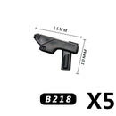 MOC Medieval Accessories Building Blocks Military Soldiers Shoulders Armor Blaster Helmets Weapons War Bricks Children Toys B038