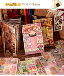 Japanese-Style Cute Sticker Book with Delicious Dessert and Cake Stationery Stickers, Suitable for Birthday and Back-to-School