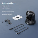 Yiflamefly 4Pcs 40W Mini Beam Moving Head Light Stage Light Standard DMX512 13CH for Concert Party Weddings Nightclub Dance Hall
