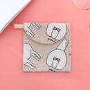 Damen kleines Kosmetiktaschen-Set Reißverschluss Mädchen Mini-Binden Make-up Lippenstift Taschen Reise Kopfhörer Münz-Organizer Beutel