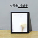 1Pcs 1/12 Dollhouse Miniature Accessories Mini Alloy Mirror Simulation Bathroom Mirror Model Toys for Doll House Decoration