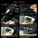 12V Electric Car Tyre Inflator 150PSI Portable Air Compressor Pump Digital Display Tire Inflator Pump With Emergency Lighting