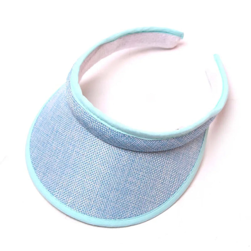 Wide Brim Foldable Beach Hat Portable UV Protection Adjustable Sport Cap Roll-up Summer Casual Straw Cap UV Protective Sun Visor