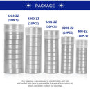 10PCS ABEC-5 608 6200 6201 6202 6203 6204 6205 6206 6207 6208 ZZ 2RS Metal Seal High Quality Deep Groove Ball Bearing 12x32x10mm