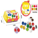 Baby Lernspielzeug Intelligentes Ei-Spielzeug Formsortierspielzeug Montessori Eier Spielzeug für Kinder im Alter von 2 3 4 Jahren