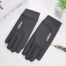 Ice Silk Full Finger Cycling Gloves For Men And Women Outdoor Sports Fitness Driving Fishing High-elastic Comfortable Sunscreen