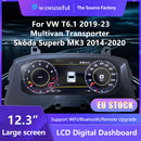Wowuseful Digitales Armaturenbrett Cluster für VW T6.1 Transporter Crafter Skoda Kodiaq Octavia Superb MK3 Paneel Cockpit