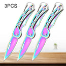 WXCOO High Carbon Steel Portable Knives Kitchen Folding Knife Chef Butcher Meat Cleaver Cutting Slicing Knife Fruit Paring Knife