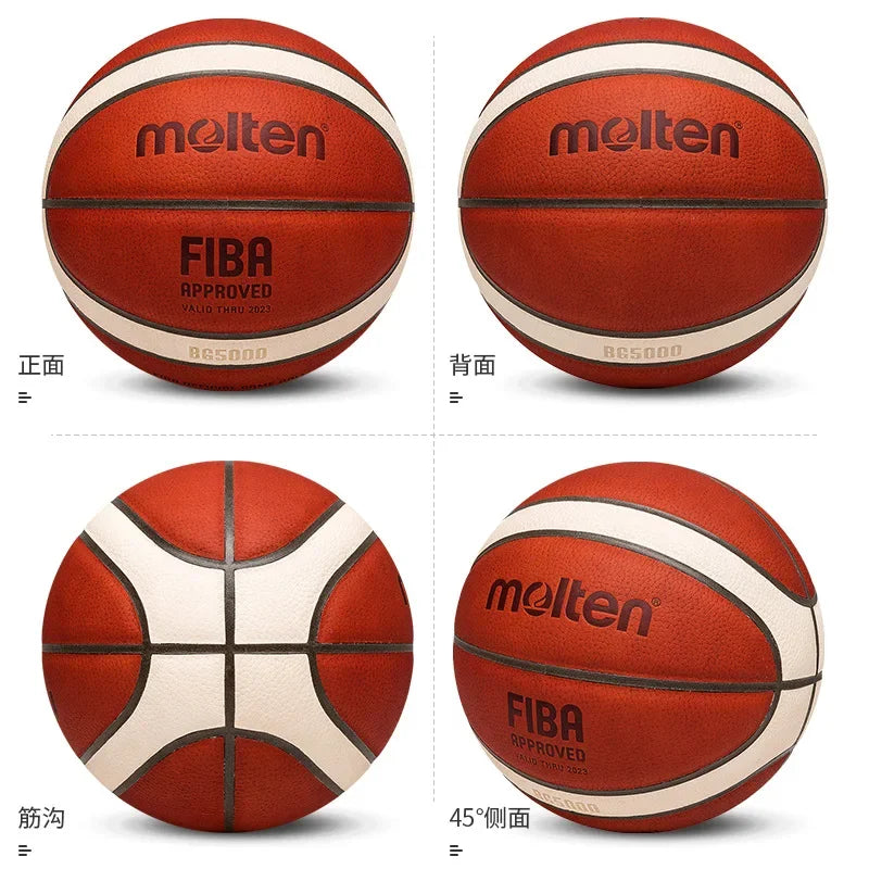 Molten BG5000 Official molten Cowhide professional compet Basketball Leather Basketball Indoor Competition 7 cof skin Basketball