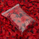 10000/100x Artificial Fake Rose Petals Simulation Silk Red Roses Petal for Valentines Day Wedding Party Romantic Christmas Decor