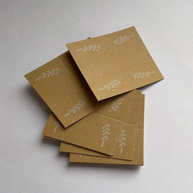 50 Brown Color Texture Place Cards Name Cards for Weddings, Meetings, and Celebrations