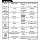 FNIRSI 1014D Portable Digital Oscilloscope Osciloscopio Digital Multimeter 100MHz*2 2 In 1 Dual Channel Input Signal Generator