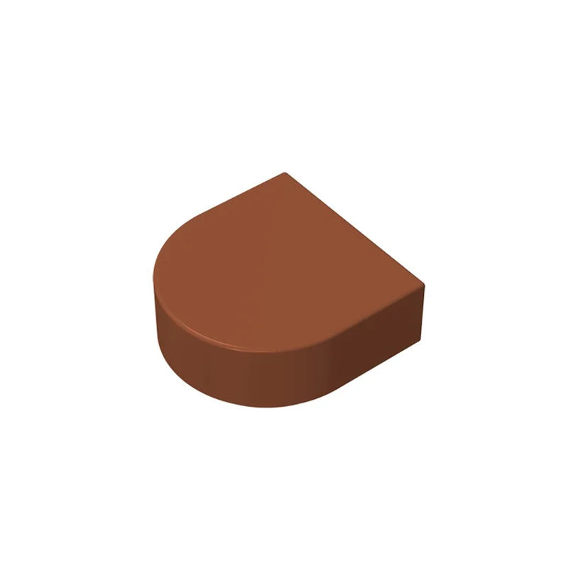 Gobricks 10 PCS Brick 24246 35399 1x1 Side Arc Light Panel High-Tech Parts Parts DIY Compatible Brand Educational Parts Toys