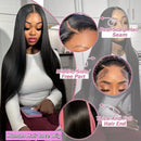 The Veil | 13x6 HD Lace Front Wig, Pre-Plucked Bone Straight