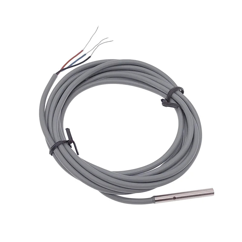 Mini Inductive Sensor Switch Stainless Steel IP65 Waterproof Proximity Switch with 2m Cable M3 M4 M5 M6 Three Wire NPN PNP