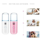 USB Portable 30ml Mini Nano Mist Sprayer Face Spray Facial Steamer Moisturizing Air Humidifier Skin Care Beauty Instruments