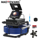 Pipe Inspection Camera 5in+ Self-Leveling 512HZ Transmitter+Audio Recording +DVR Drain Sewer Inspection Video  Endoscope Camera