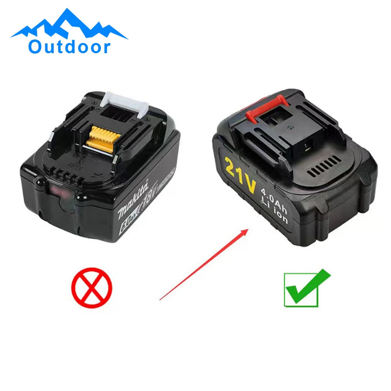 Li-ion Battery Charger Quick Charge 18V 21V Power Tools Portable Charger US/UK/EU Plug for Makita BL1415 BL1815 BL1830 BL1850