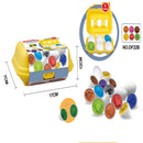 Baby Lernspielzeug Intelligentes Ei-Spielzeug Formsortierspielzeug Montessori Eier Spielzeug für Kinder im Alter von 2 3 4 Jahren