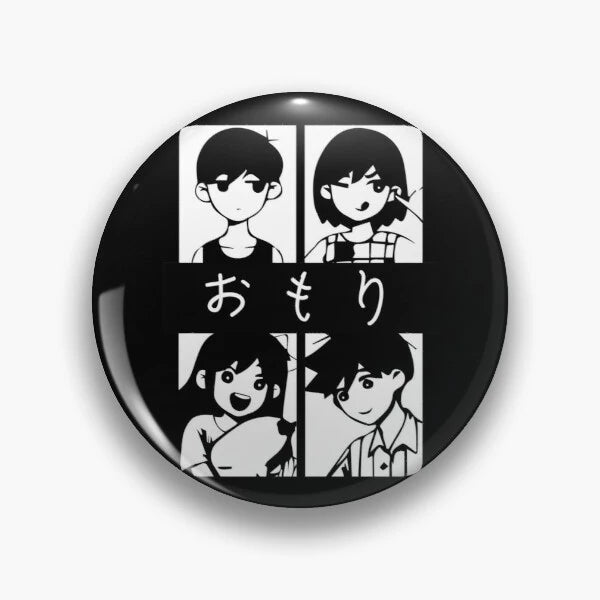 Omori Badge Pines Pin Manga Metal Shirt Broches Pin Clothes Lapel Funny