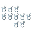 Tent Rope Buckles 3 Hole Outdoor Camping Tent Wind Rope Buckle Aluminium Alloy Tensioner Tent Cord Rope Fastener Tighten Hook