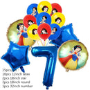 Snow White Birthday Party Set Cup Plate Napkins Tablecloth Cake Topper Balloons Disposable Tableware Baby Shower Supplies