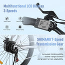COLORWAY Electric Bike for Adults, 26 "Mountain Bike, Electric cycle Commute e-Bike with 36V 15Ah reovable Battery