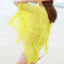 2023 New Pure Color Autumn Women Summer Sexy Beachwear Bikini Beach Dress Bikini Swimwear Cover Up  Linen Women Large Size Scarf