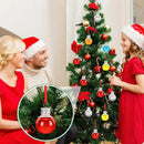 30-100PC Christmas Booze Balls Plastic Fillable Ball Ornament Christmas Hanging Ornaments Water Bottle Bulbs for Christmas Decor