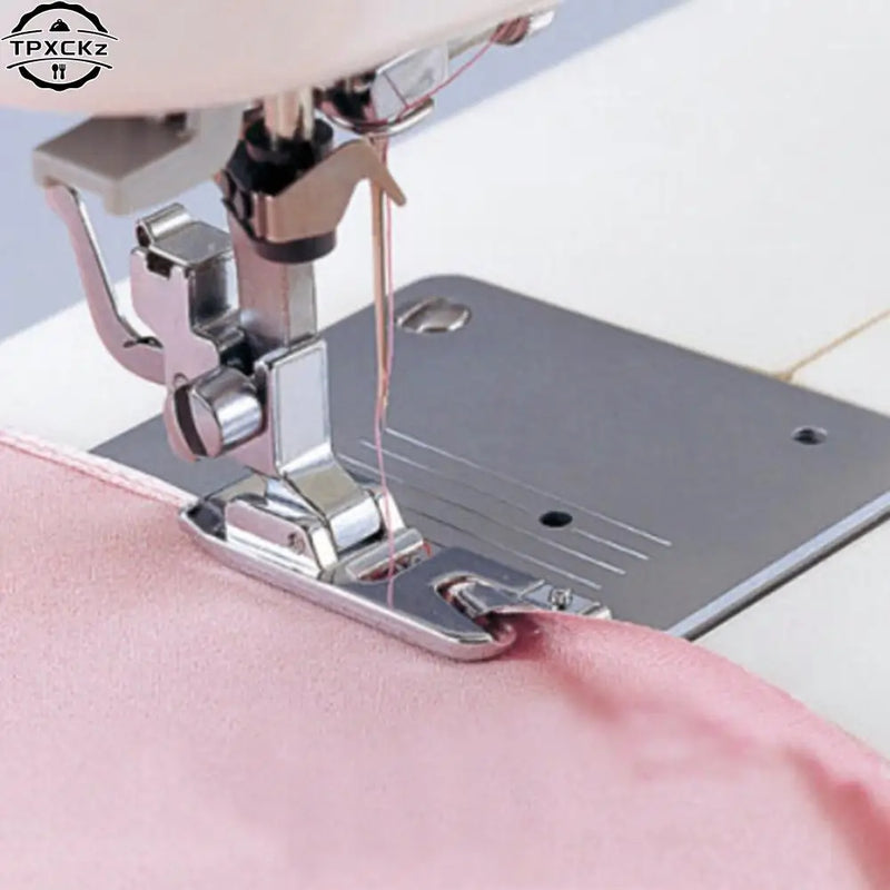 Hot Sale 1Pcs Rolled Hem Curling Presser Foot For Sewing Machine Singer Janome Sewing Accessories