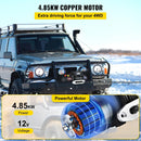 VEVOR 12V 13500 LBS Electric Winch 27M/92FT Synthetic Tow Rope Lifting Treuils Hoist for 4X4 Car Trailer ATV Truck Off Road Boat