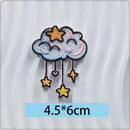 Rainbow Horse Unicorn Embroidery Patch Self-adhesive Applique Patches For Clothing Kids Decorative Mobile Phone Bags Stationery