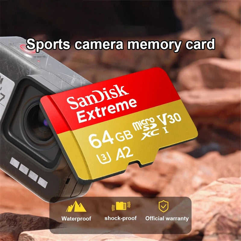 micro SD Memory In Card 4K Stick Reader In Memory A1 32 GB A2 128GB 256GB 512 GB 1TB Extreme Pro Micro 64 GB Class 10 U 3 Card