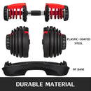 SIHAO Adjustable Dumbbells Sets and Dumbbell Stand 24KG and Dumbbell Weight  With Handle Base Fitness Workouts Equipment