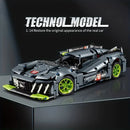 City Technical Racing Car Toy 1:14 Super Speed Sport 1280pcs Building Blocks Christmas Easter Construction Bricks Gifts