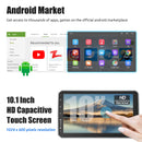 ESSGOO 10" Android 13 4+64G Wireless Carplay Android Auto Car Stereo Radio Single 1 DIN GPS Nav Bluetooth FM RDS WIFI USB EQ SWC