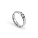 Luxury Fashion Stainless Steel Crystal Rings For Women Vintage Green Cubic Zircon Rhinestone Ring Party Statement Rings Jewelry