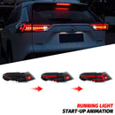 LED-Rückleuchten für Toyota RAV4 2019-2023 mit Startanimation, sequentiellem Blinker und Rücklichtbaugruppe