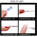 1pc Stainless Steel Triangle Stick Rod Nail Cuticle Push UV Gel Polish Remover Wet Paper Nail Care Wipe Nail Polish Remover Tool