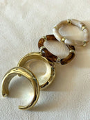 Vintage Minimalist Resin Acrylic Bracelet Bangle Set 4Pcs Stackable Women Daily Holiday Gift New Arrival 4PCS